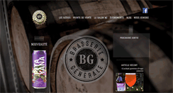 Desktop Screenshot of brasseriegenerale.com